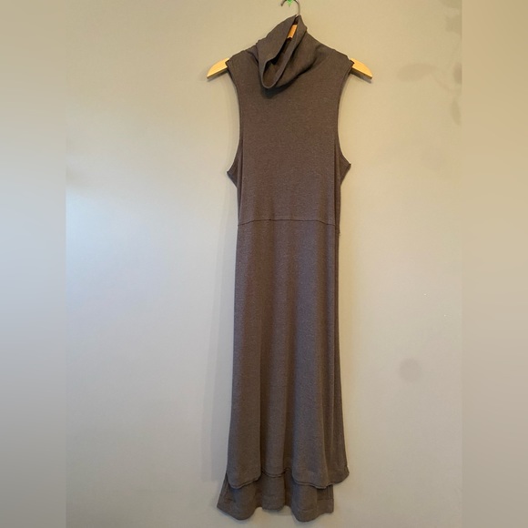 Free People We the Free P+S tag sleeveless turtleneck tunic slits country boho - Picture 5 of 7